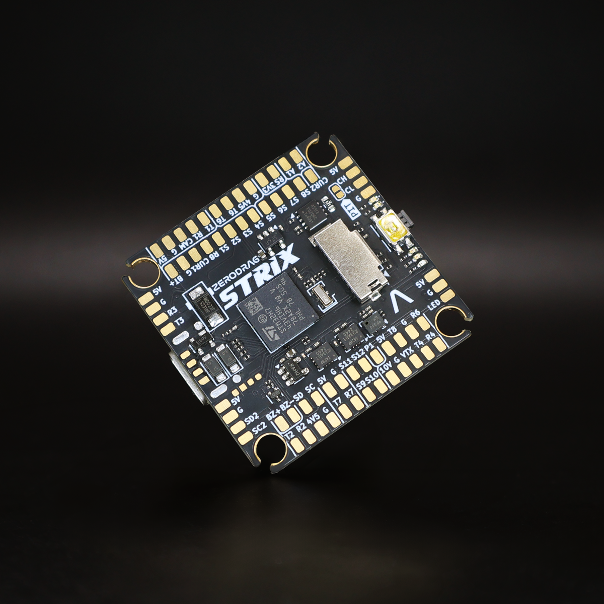 Zerodrag Strix H7 Flight Controller – Fully Solder-Less Design with 12