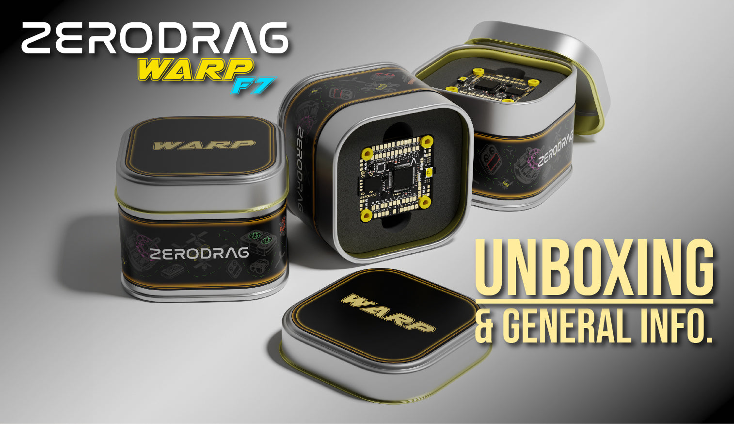 Load video: Zerodrag Warp F7 Flight Controller