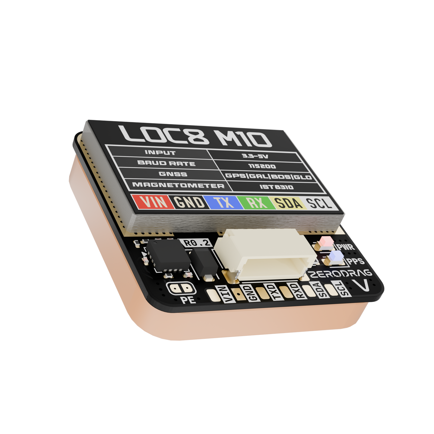 Zerodrag LOC8-M10 GPS Module