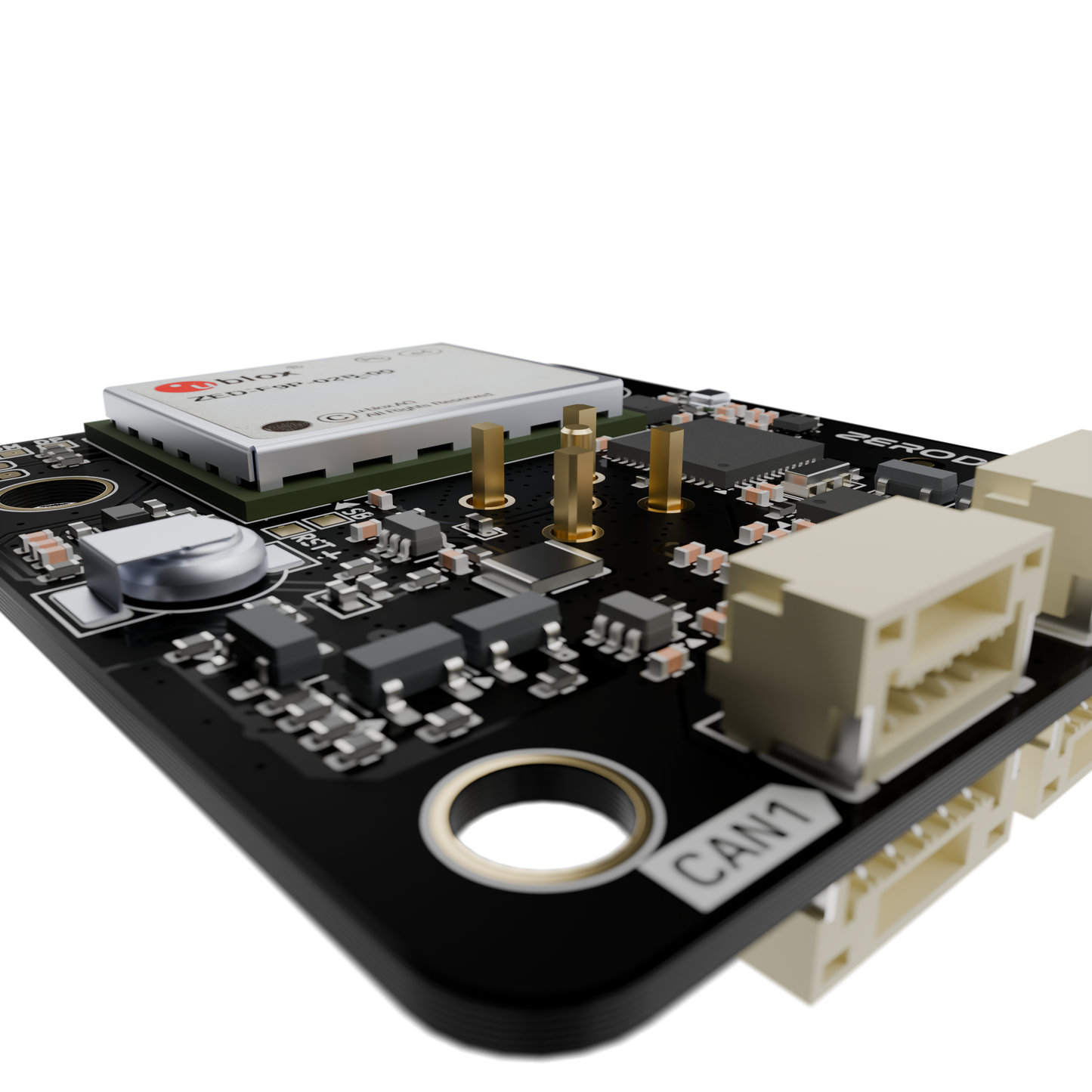 Zerodrag LOC8 DroneCAN RTK GNSS System