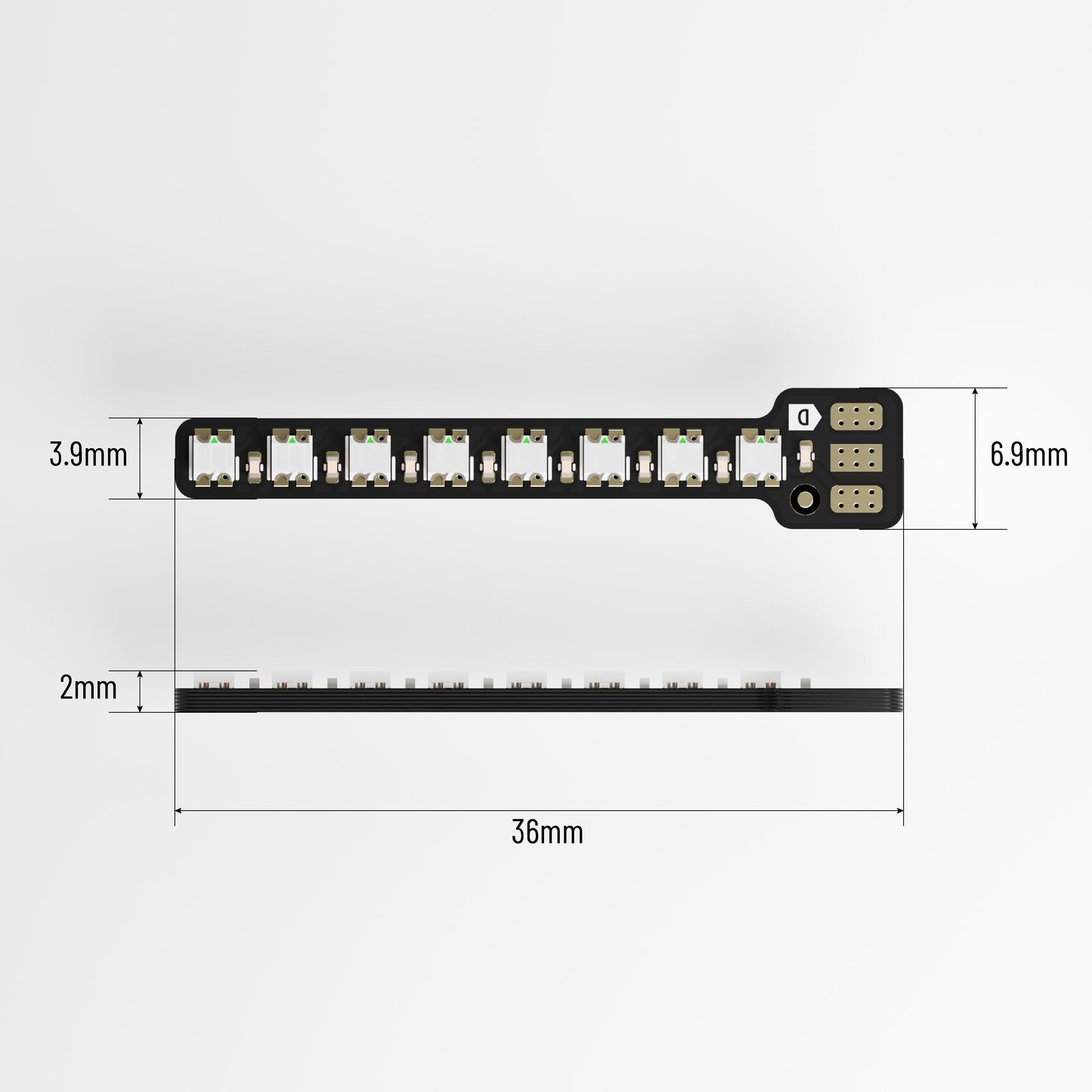 Zerodrag Aurora 20x20 LED